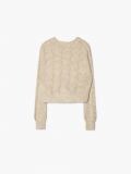 Beżowy ażurowy sweter - beżowy - CROPP - small6