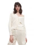 Kremowy kardigan - kremowy - CROPP - small2