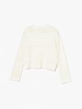 Biały ażurowy sweter - biały - CROPP - small3