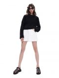 Czarny ażurowy sweter - czarny - CROPP - small4