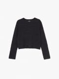 Czarny ażurowy sweter - czarny - CROPP - small1
