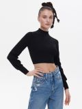 Sweter z wycięciem na plecach - czarny - CROPP - small2