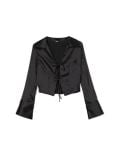 Satiinsärk - must - CROPP - small1