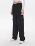 Czarne spodnie z kieszeniami cargo - czarny - CROPP - small2