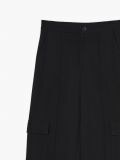 Czarne spodnie z kieszeniami cargo - czarny - CROPP - small5