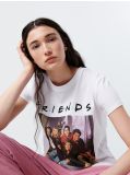 Tricou Friends - alb - CROPP - small1