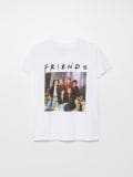 Tricou Friends - alb - CROPP - small3