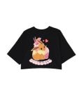 Czarny crop top z Eevee - czarny - CROPP - small3