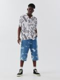 Pantalón corto holgado azul - Azul - CROPP - small1