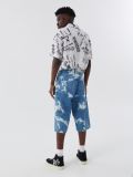 Pantalón corto holgado azul - Azul - CROPP - small3