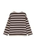 Bluzka z długim rękawem w paski UNISEX - szary - CROPP - small2