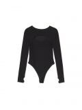 Czarne body z długim rękawem - czarny - CROPP - small3