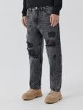 Jeans grigi consumati - Grigio - CROPP - small1
