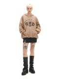 Brązowa bluza hoodie z dobermanami UNISEX - brązowy - CROPP - small3