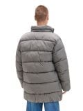 Steppmantel mit Kapuze - Grau - CROPP - small4
