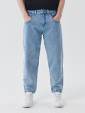 Niebieskie jeansy baggy - niebieski - CROPP - small2