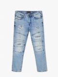 Slim fit traperice - plavo - CROPP - small4
