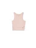 Jasnoróżowy tank top damski - różowy - CROPP - small1