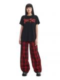 Czarny t-shirt z nadrukiem Avril Lavigne - czarny - CROPP - small1