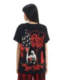 Czarny t-shirt z nadrukiem Avril Lavigne - czarny - CROPP - small2