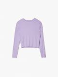 Fioletowa bluzka w prążki - fioletowy - CROPP - small4
