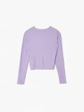 Fioletowa bluzka w prążki - fioletowy - CROPP - small6