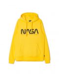 Żółta bluza z kapturem NASA - żółty - CROPP - small1