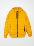Geacă matlasată cu glugă - galben - CROPP - small4