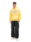 Żółta bluza z aplikacją UNISEX - żółty - CROPP - small3