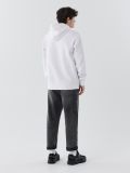 Felpa con cappuccio bianca basic - Bianco - CROPP - small2