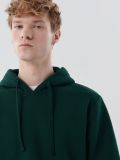 Sudadera verde con capucha - verde oscuro - CROPP - small4
