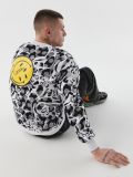 Bluza z nadrukiem Smiley® - biały - CROPP - small1