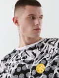 Bluza z nadrukiem Smiley® - biały - CROPP - small2