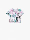 T-shirt z motywem mangi - biały - CROPP - small4