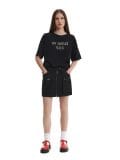 Czarny t-shirt z cyrkoniami - czarny - CROPP - small2