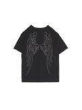 Czarny t-shirt z cyrkoniami - czarny - CROPP - small6