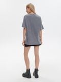 Szary T-shirt z nadrukami - jasny szary - CROPP - small3