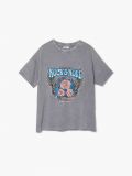 Szary T-shirt z nadrukami - jasny szary - CROPP - small4