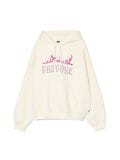 Kremowa bluza z cekinową aplikacją UNISEX - kremowy - CROPP - small1