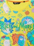Tričko s potiskem Rick and Morty - žlutá - CROPP - small2