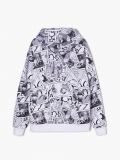 Felpa con cappuccio nera e bianca Naruto - Bianco - CROPP - small6