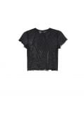 Czarny t-shirt z cyrkoniami Hello Kitty - czarny - CROPP - small5