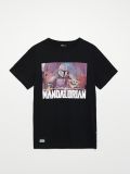 Koszulka z nadrukiem The Mandalorian - czarny - CROPP - small3