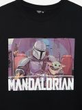Koszulka z nadrukiem The Mandalorian - czarny - CROPP - small4