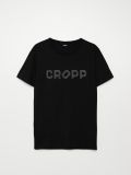 Koszulka z nadrukiem Cropp - czarny - CROPP - small1