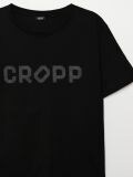 Koszulka z nadrukiem Cropp - czarny - CROPP - small2