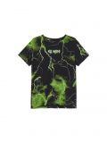 T-shirt oversize z nadrukami - czarny - CROPP - small1