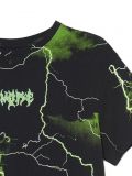 T-shirt oversize z nadrukami - czarny - CROPP - small2