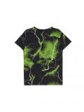 T-shirt oversize z nadrukami - czarny - CROPP - small3