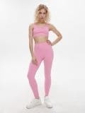 Różowy crop top - różowy - CROPP - small2